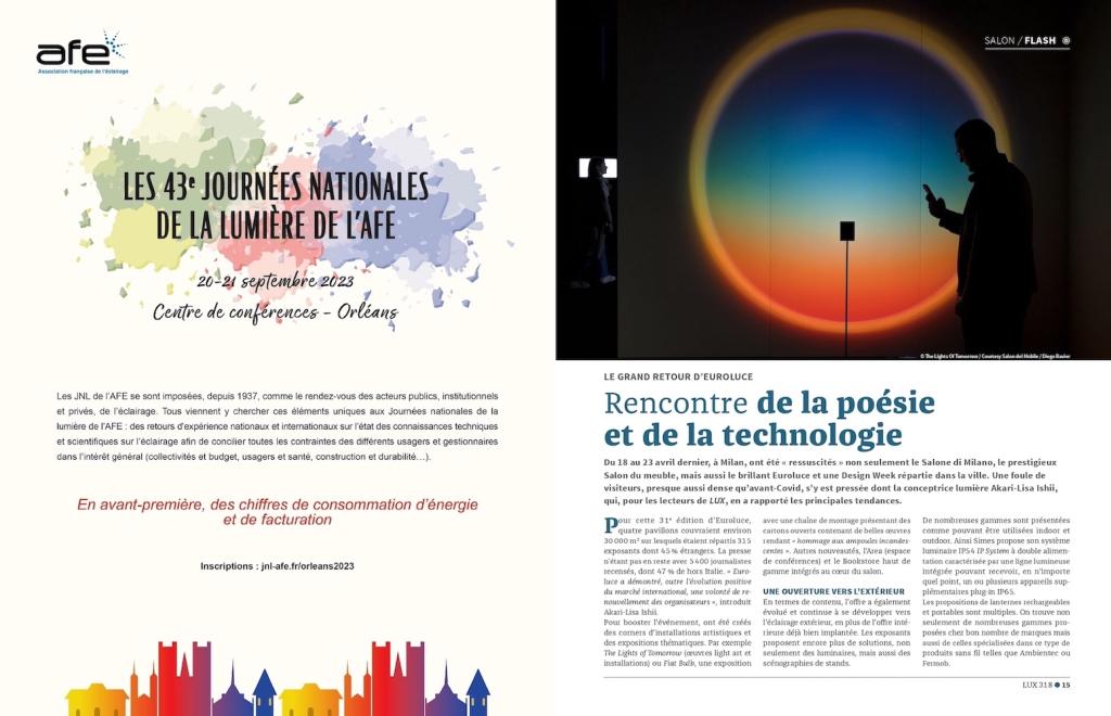 LUX Rencontre de la poésie et de la technologie