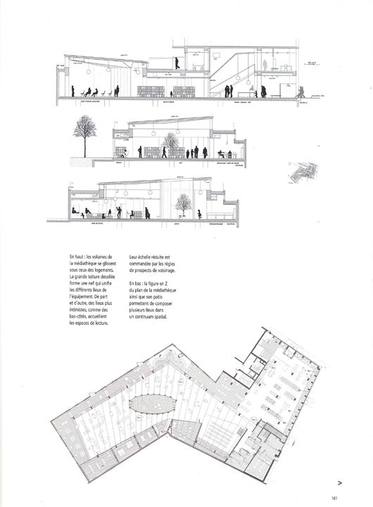 D'architecture Médiathèque Marguerite Duras, Bretigny-sur-Orge