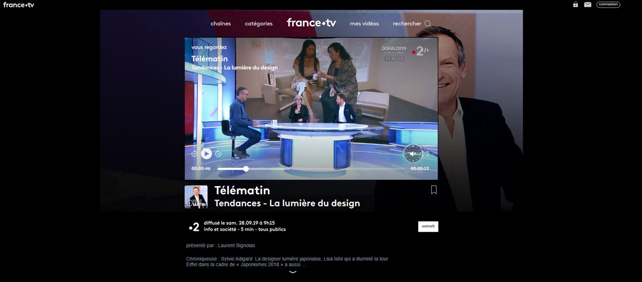 Telematin La lumière du design