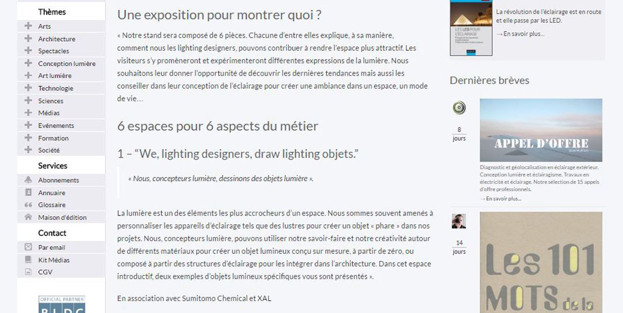 Lightzoom Light Trend 2016: What’s lighting design?