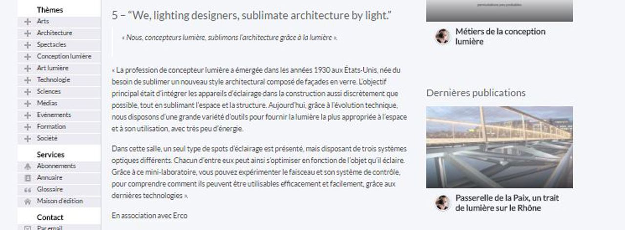 Lightzoom Light Trend 2016: What’s lighting design?