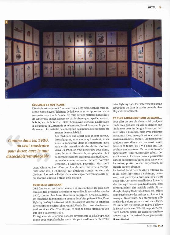 LUX Retours d'Euroluce 2025