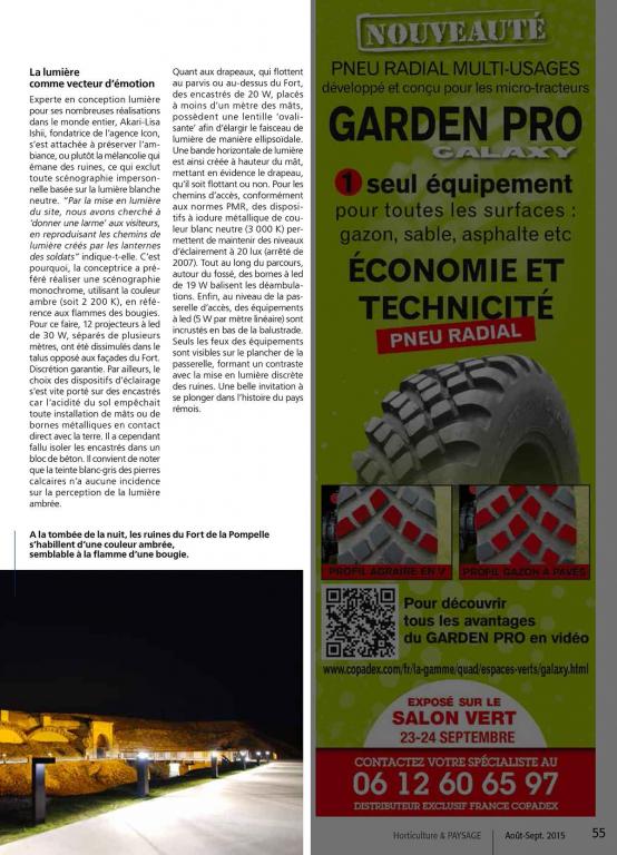 Horticulture et paysage Reims : lumière sur le Fort de la Pompelle !