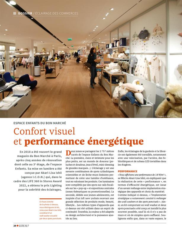 LUX Confort visuel et performance énergétique