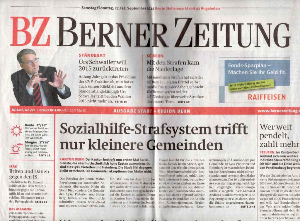 BZ BERNER ZEITUNG Mutter und Tochter bringen Japan nach Bern