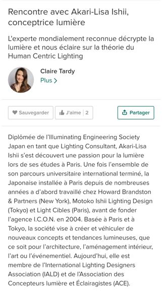 Houzz RENCONTRE AVEC AKARI-LISA ISHII, CONCEPTRICE LUMIÈRE